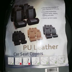 Seat cover set